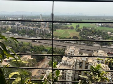 Balcony in 3 BHK Apartment at Mahavir Universe, Bhandup West – for Rent