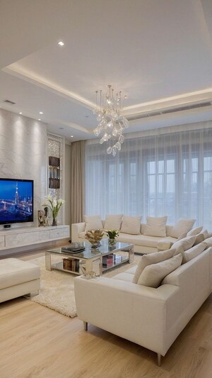 Living Room in 4 BHK Independent House at Shimla Bypass Road – for Sale