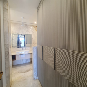 Bathroom in 4 BHK Builder Floor at Unitech Greenwood City Apartment, Sector 45 – for Sale