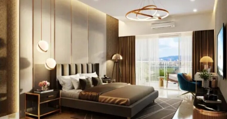 Bedroom, lnt-veridian 3.5 Bedroom 990 Sq.Ft. Apartment In Powai Mumbai 8711343