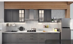 Kitchen in 3.5 BHK Apartment at LnT Veridian, Powai – for Sale