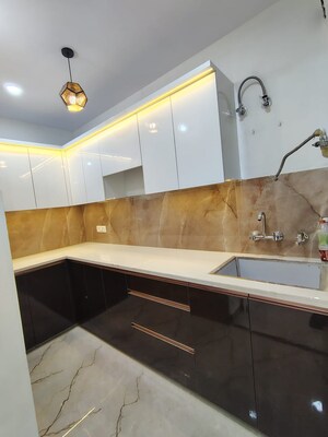 Kitchen in 4 BHK Builder Floor at Gyan Khand ii – for Sale