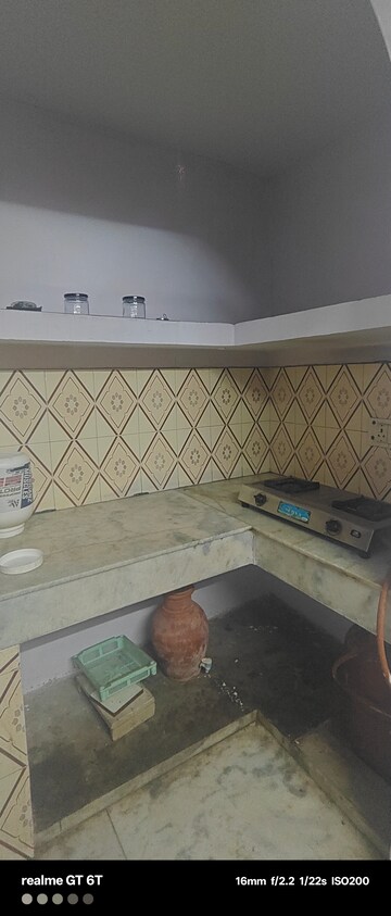 Kitchen in 1 BHK Builder Floor at Malviya Nagar – for Rent