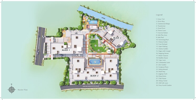 Master Plan, matigara 2 Bedroom 1150 Sq.Ft. Apartment In Matigara Siliguri 8711566