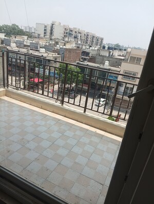 Balcony in 3 BHK Apartment at Green Valley Heights, Dhakoli – for Sale