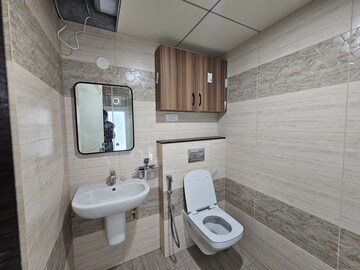 Bathroom in 3 BHK Apartment at Niharika Skyline, Khajaguda – for Rent