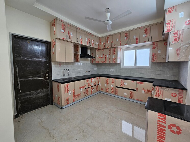 Kitchen, niharika-skyline 3 Bedroom 2150 Sq.Ft. Apartment In Khajaguda Hyderabad 8711567