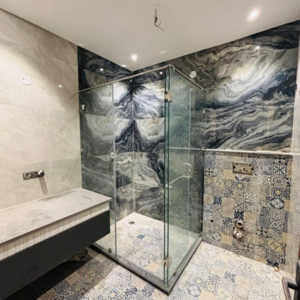 Bathroom in 4 BHK Builder Floor at Vipul World Floors, Sector 48 – for Sale