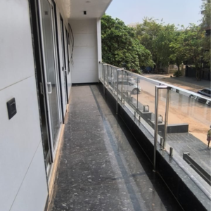 Balcony in 4 BHK Builder Floor at Unitech South City II, South City 2 – for Sale