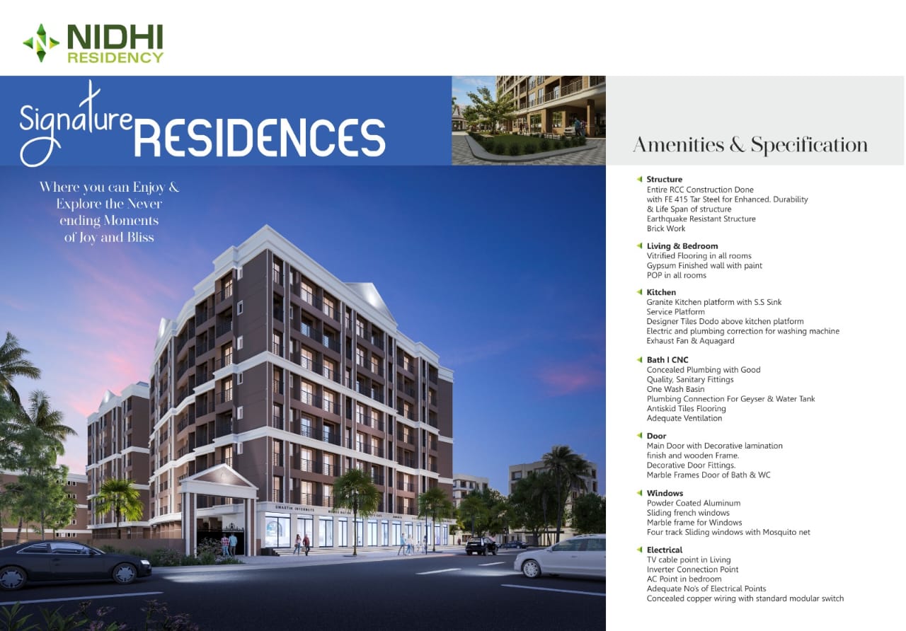 1 BHK Apartment For Sale in Aditya Nidhi Residency