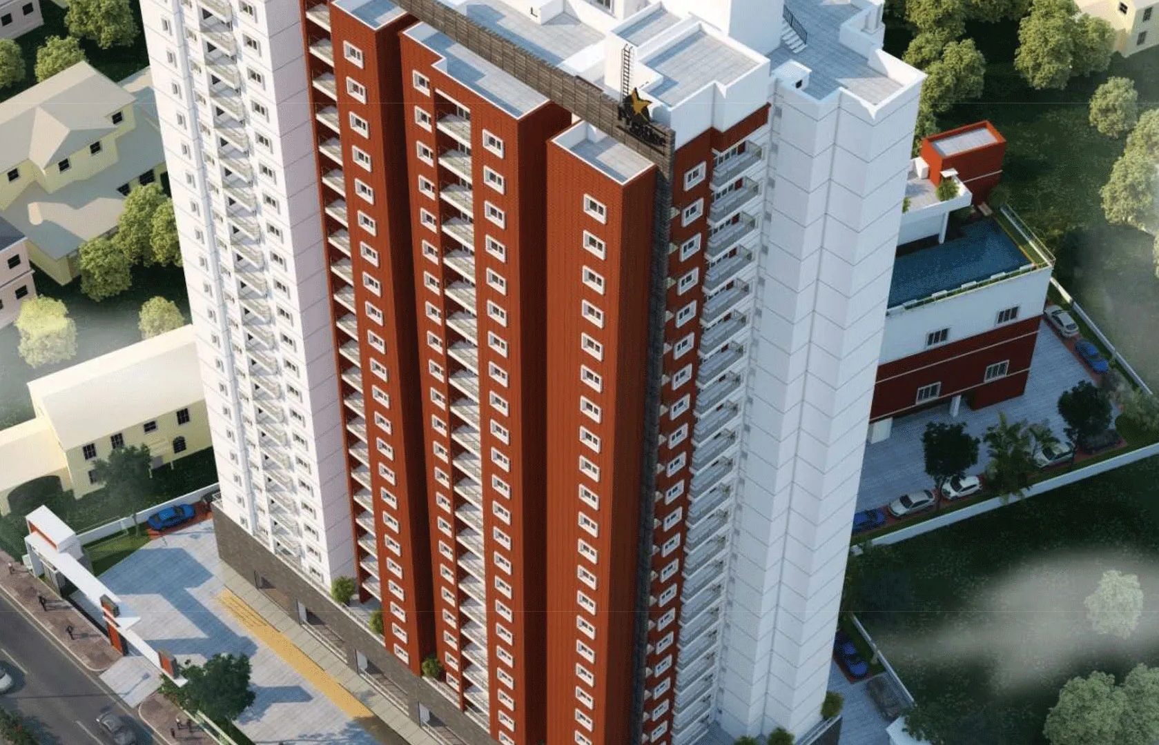 2.5 BHK + Pooja Room Apartment For Rent in Prestige North Point