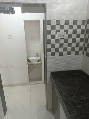 Bathroom in 1 BHK Apartment at Karma Heights, Vasai East – for Sale
