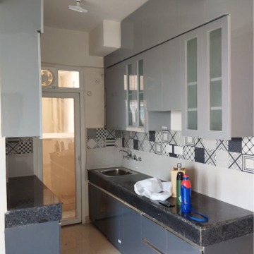 Kitchen in 2 BHK Apartment at Signature The Serenas, Sohna Sector 33 – for Rent