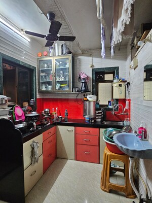 Kitchen in 1 RK Apartment at Arvind Anand CHS, Dombivli West – for Sale