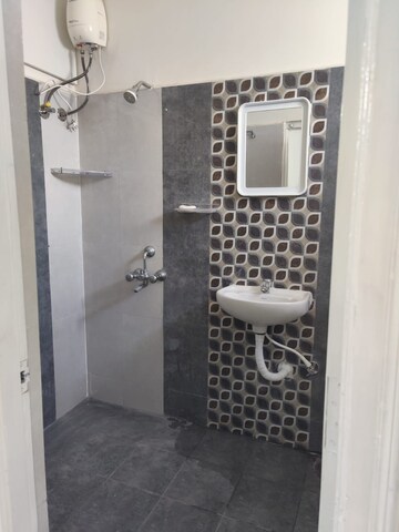 Bathroom in 3 BHK Apartment at Ramky One Galaxia, Nallagandla – for Rent