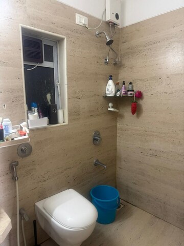 Bathroom in 3 BHK Apartment at Sidhivinayak Hill Ridge, Powai – for Rent
