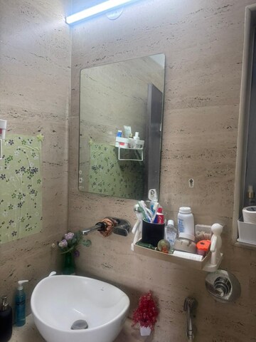 Bathroom in 3 BHK Apartment at Sidhivinayak Hill Ridge, Powai – for Rent