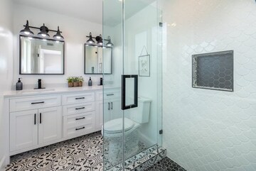 Bathroom in 1 BHK Apartment at Shapoorji Pallonji Joyville Hadapsar Annexe, Hadapsar – for Sale