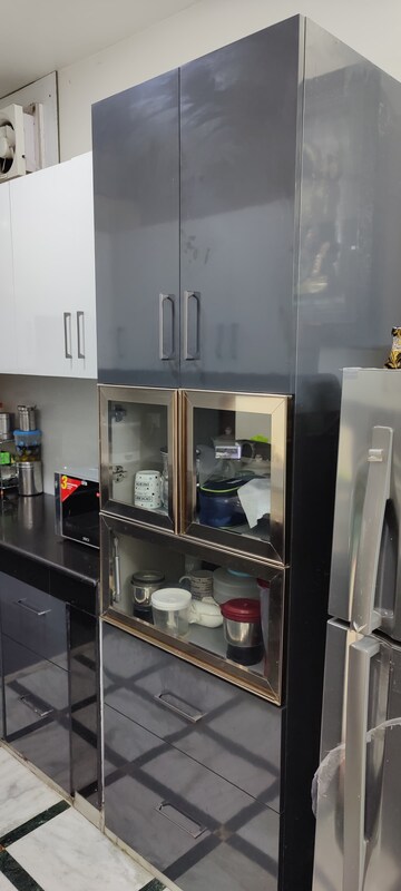 Kitchen in 1 BHK Builder Floor at Ramesh Nagar – for Rent