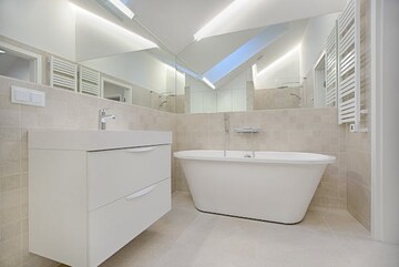 Bathroom in 2 BHK Apartment at Shapoorji Pallonji Joyville Hadapsar Annexe, Hadapsar – for Sale