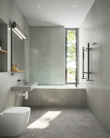 Bathroom in 2 BHK Apartment at Shapoorji Pallonji Joyville Hadapsar Annexe, Hadapsar – for Sale