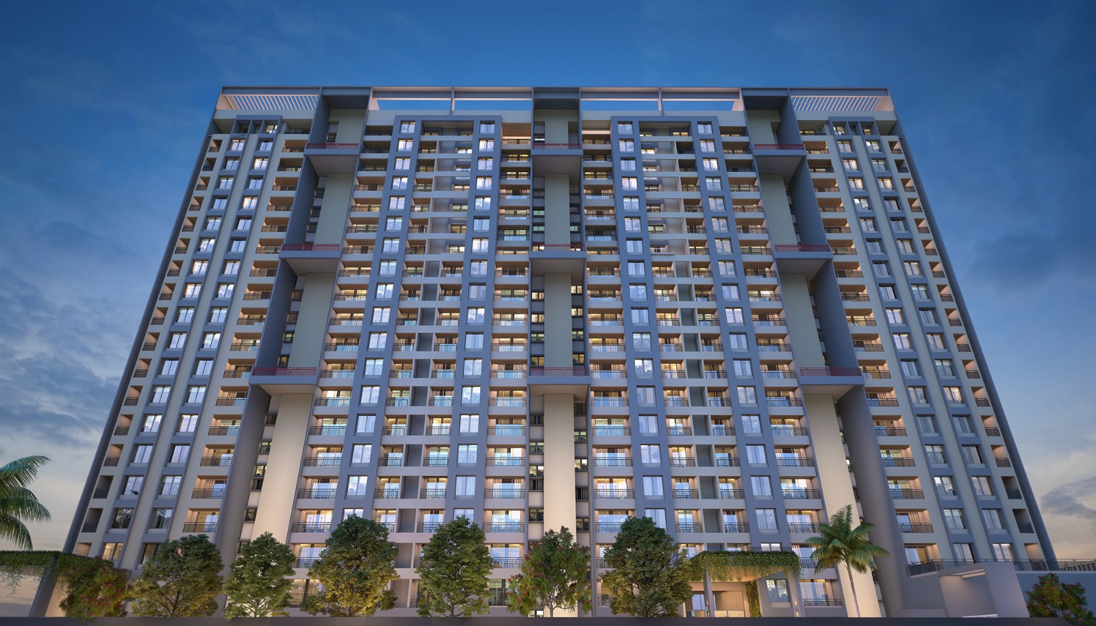 2 BHK + Extra Room Apartment For Rent in Primal Marigold