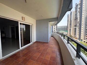 Balcony in 3 BHK Apartment at Aparna Serene Park, Kondapur – for Rent