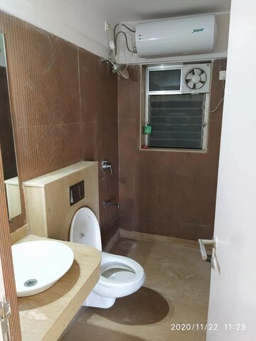 Bathroom in 2 BHK Apartment at Kalpataru Hills Phase II, Manpada – for Rent