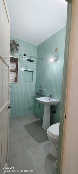 Bathroom in 3 BHK Apartment at Jasola – for Sale