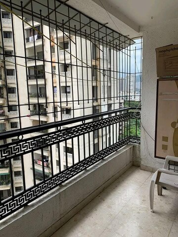 Balcony in 2 BHK Apartment at Hyde Park Galaxy, Manpada – for Rent