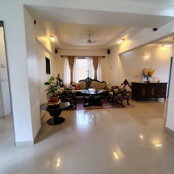 Living Room in 3 BHK Apartment at Kabra Hyde Park, Manpada – for Rent