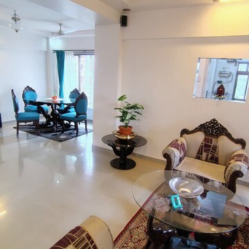 Living Room in 3 BHK Apartment at Kabra Hyde Park, Manpada – for Rent