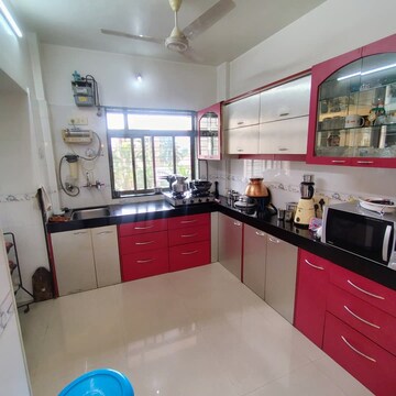 Kitchen in 3 BHK Apartment at Kabra Hyde Park, Manpada – for Rent