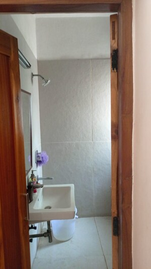 Bathroom in 3 BHK Apartment at Panchsheel Enclave – for Sale