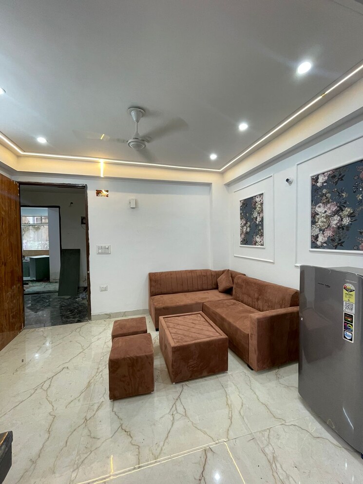 Living Room, saket 1 Bedroom 600 Sq.Ft. Builder Floor In Saket Delhi 8714812
