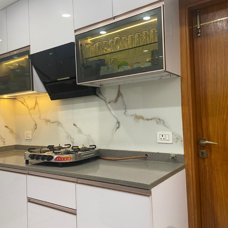 Kitchen, malviya nagar 2 Bedroom 900 Sq.Ft. Builder Floor In Malviya Nagar Delhi 8714841