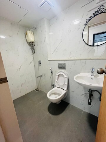 Bathroom in 2 BHK Apartment at Lodha Codename Premier, Dombivli East – for Rent