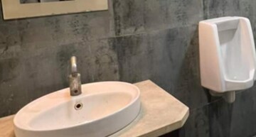 Bathroom in  Office Space at Omkar The Summit Business Bay, Andheri East – for Rent