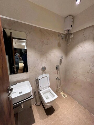 Bathroom in 3 BHK Apartment at Lodha Amara, Kolshet Road – for Sale