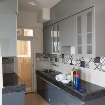Kitchen in 2 BHK Apartment at Signature The Serenas, Sohna Sector 33 – for Rent