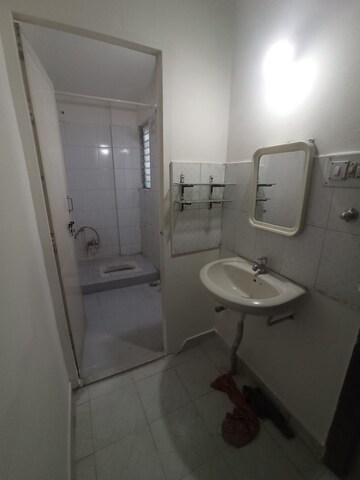 Bathroom in 2 BHK Apartment at Bhusari Colony – for Sale