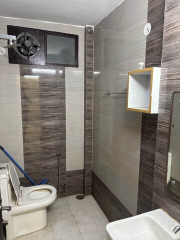 Bathroom in 2 BHK Builder Floor at Sector 9 – for Rent