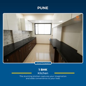 Kitchen in 1 BHK Apartment at Nagpal Sudarshan Paradise, Pimple Nilakh – for Sale