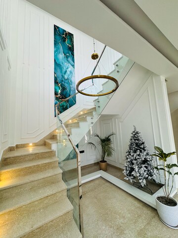 Staircase in 4 BHK Villa at Saket – for Sale