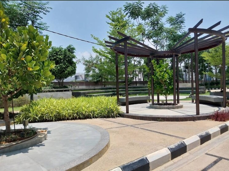 Garden, ramky-one-galaxia 3 Bedroom 1695 Sq.Ft. Apartment In Nallagandla Hyderabad 8715496