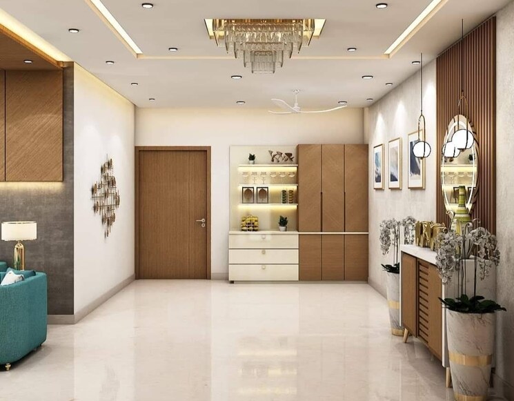 Living Room, ramky-one-galaxia 3 Bedroom 1695 Sq.Ft. Apartment In Nallagandla Hyderabad 8715496