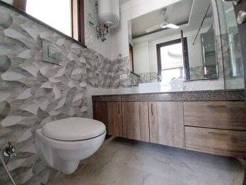 Bathroom in 4 BHK Builder Floor at Saket – for Rent