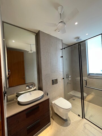 Bathroom in 4 BHK Builder Floor at Geetanjali Enclave – for Sale