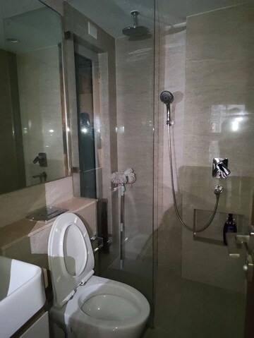 Bathroom in 2.5 BHK Apartment at Hiranandani Castle Rock, Powai – for Rent