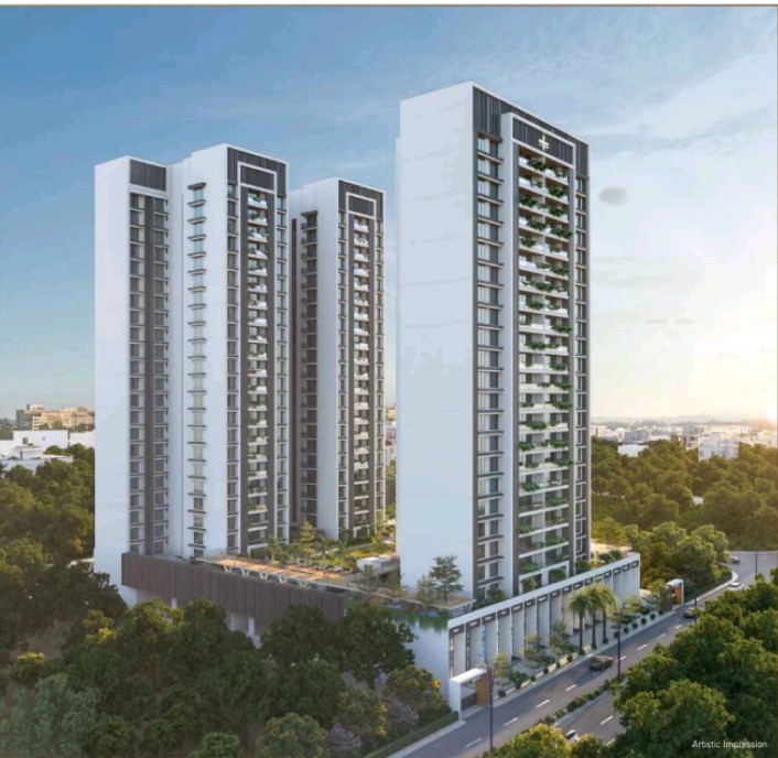 3 BHK + Servant Room 1582 Sq.Ft. Builder Floor in TPV Down Town Avenue